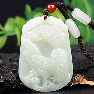 Auspicious Jade Pendant of the Twelve Zodiac Signs