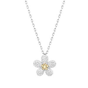 Swarovski flower necklace