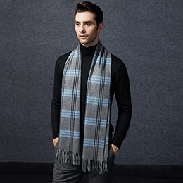 Lingke men's high-end cashmere scarf