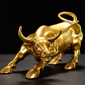 Bronze Bull Ornament