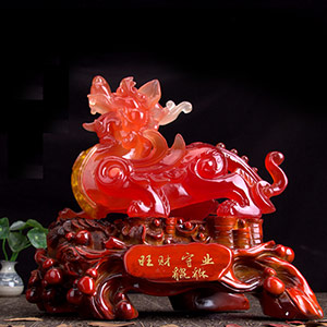 Consecrated Pixiu ornaments to attract wealth