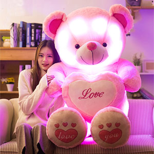 Glowing Music Teddy Bear Doll