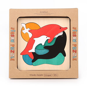 Children's creative animal puzzle