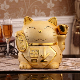 Cute Ceramic Lucky Cat Piggy Bank