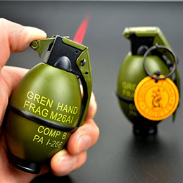 Personalized grenade lighter