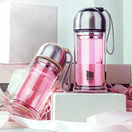Double filter crystal cup