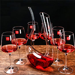 RCR European style red wine glass set