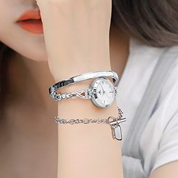 Bracelet watch three piece set