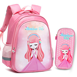 Colorful stress relief children's schoolbag