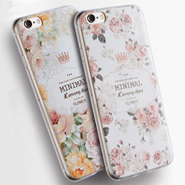 iPhone6 3D embossed anti-fall mobile phone case