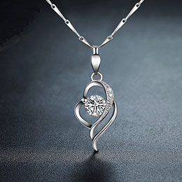 Promise You This Life Sterling Silver Necklace