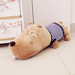 Dressing Papa Dog Plush Toy