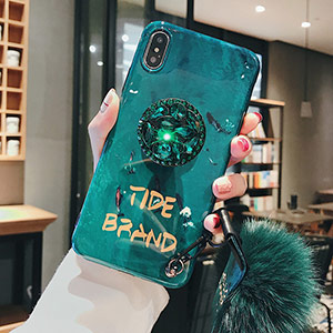 Painted relief mobile phone case