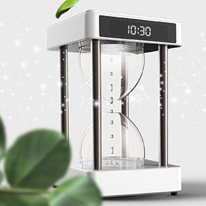 Anti-gravity negative time hourglass