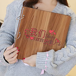 DIY Handmade Wooden Photo Album
