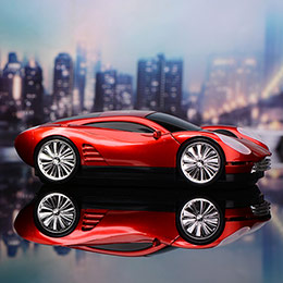 Creative Ferrari sports car wireless mouse