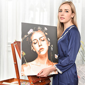 Digital oil painting customization