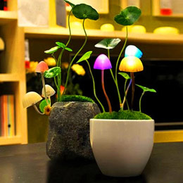 Avatar light-controlled induction mushroom lamp