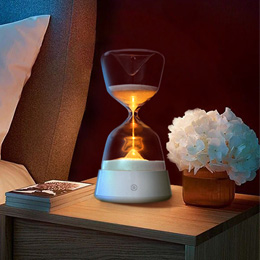 Sleeping hourglass night light