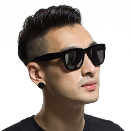 Retro large frame sunglasses