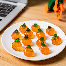 Halloween Pumpkin Shaped Gummy Candies