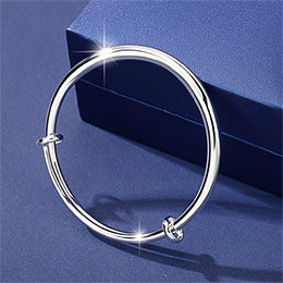 Plain Silver Bracelet