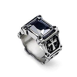 Vintage Black Sapphire Ring