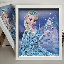 DIY Handmade Button Paste Painting