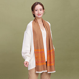Women's velvet long scarf
