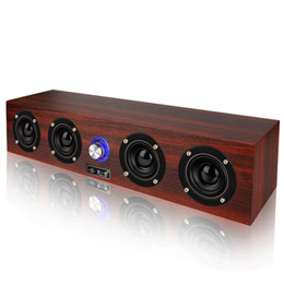 High-end wireless bluetooth wooden speaker