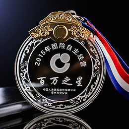 DIY Customized Crystal Medal Ornaments