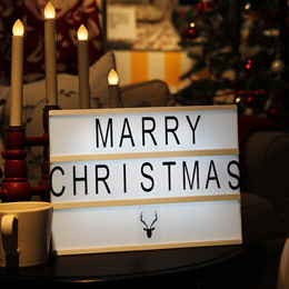 Nordic minimalist card decorative lamp