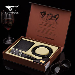 Septwolves wallet belt gift box