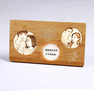 Photo commemorative woodcut custom