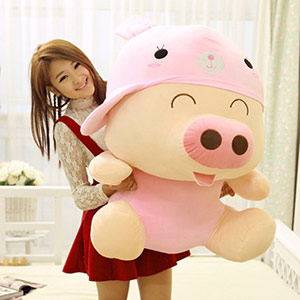 Cute McDull Pig Plush Doll
