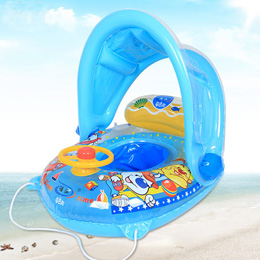 Luxury children's sunshade swimming boat