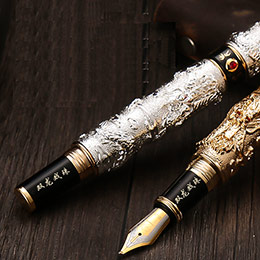 Chinese style fountain pen set gift box