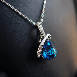 Angel Tears Crystal Necklace