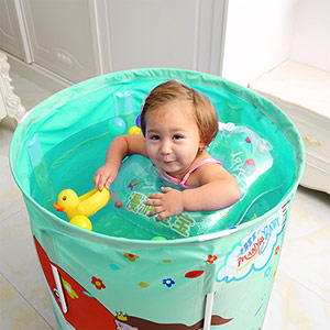 Baby bath swimming bucket