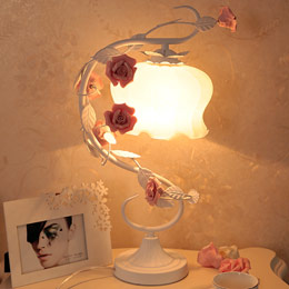 Rose Wedding Bedside Lamp
