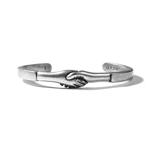Creative Hand-in-Hand Titanium Steel Bracelet