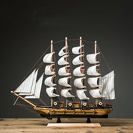 Smooth sailing boat ornaments