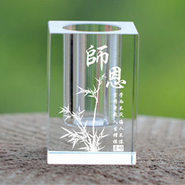 Thank you teacher crystal pen holder