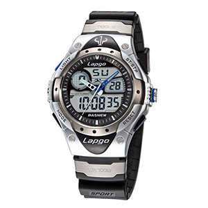 Middle school student sports electronic watch