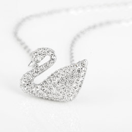 Swarovski Swan Pendant