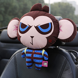 Cute Monkey Car Headrest