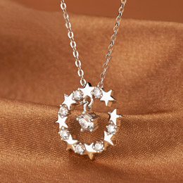 Platinum Star Clavicle Pendant