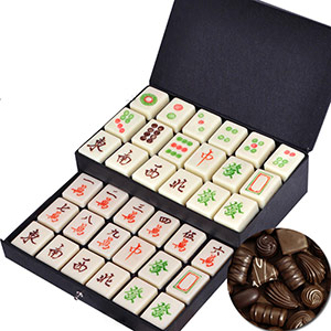 Double-layer Mahjong Chocolate Gift Box