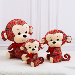 Monkey Year Mascot Doll