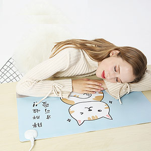 Hand warming computer desk heating pad